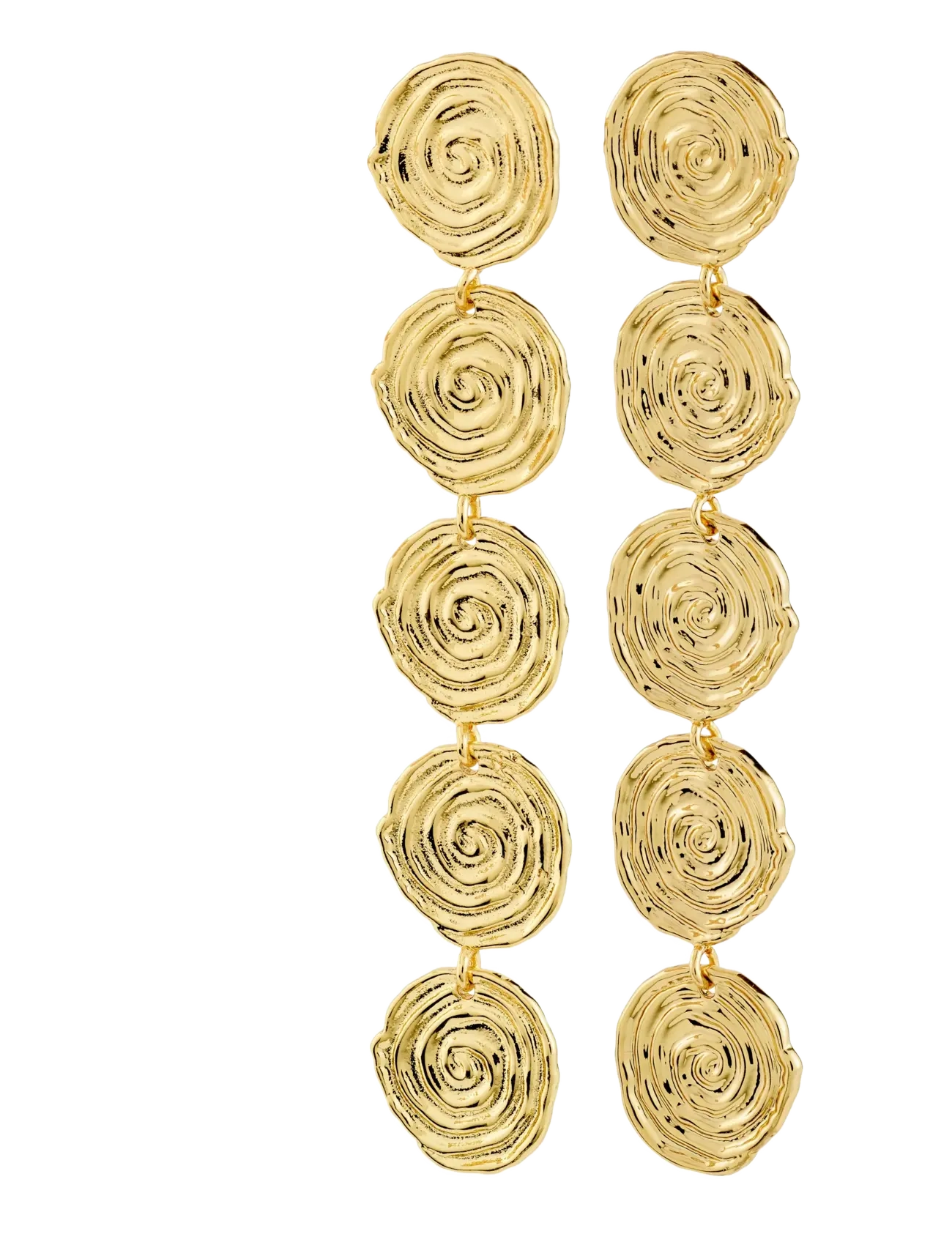 Pilgrim AIR earrings gold-plated - Festtøj - GOLD PLATED / gold
