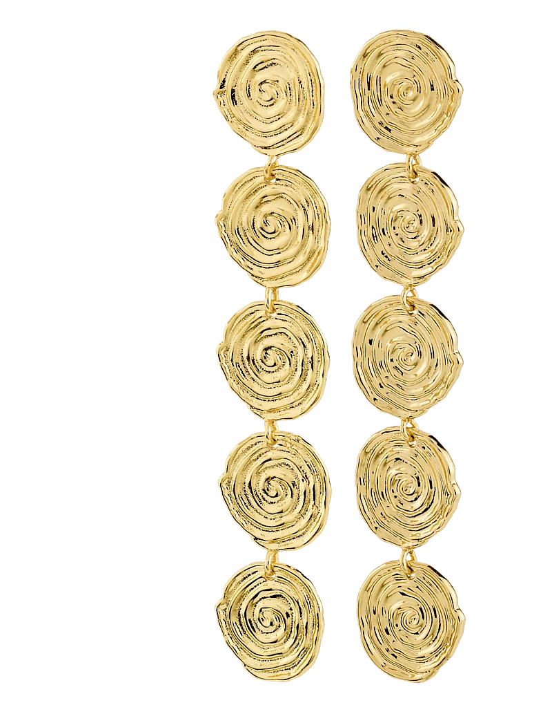 Pilgrim - AIR earrings gold-plated - statement øreringe - gold plated - 1