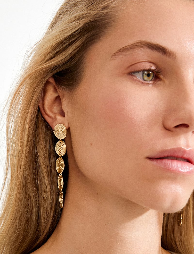 Pilgrim - AIR earrings gold-plated - statement øreringe - gold plated - 2