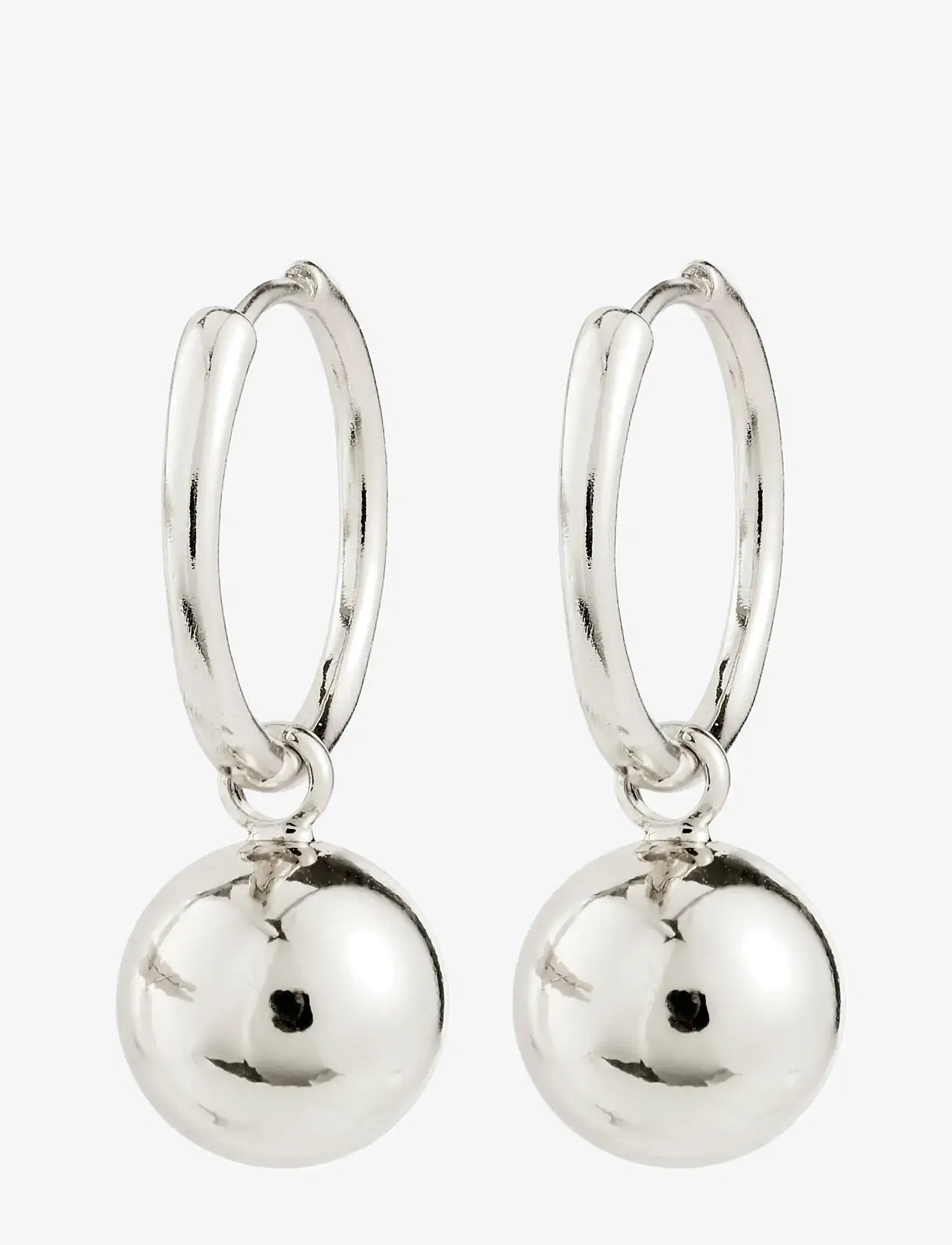 Pilgrim - AIR hoop earrings silver-plated - kreolen - silver plated - 1