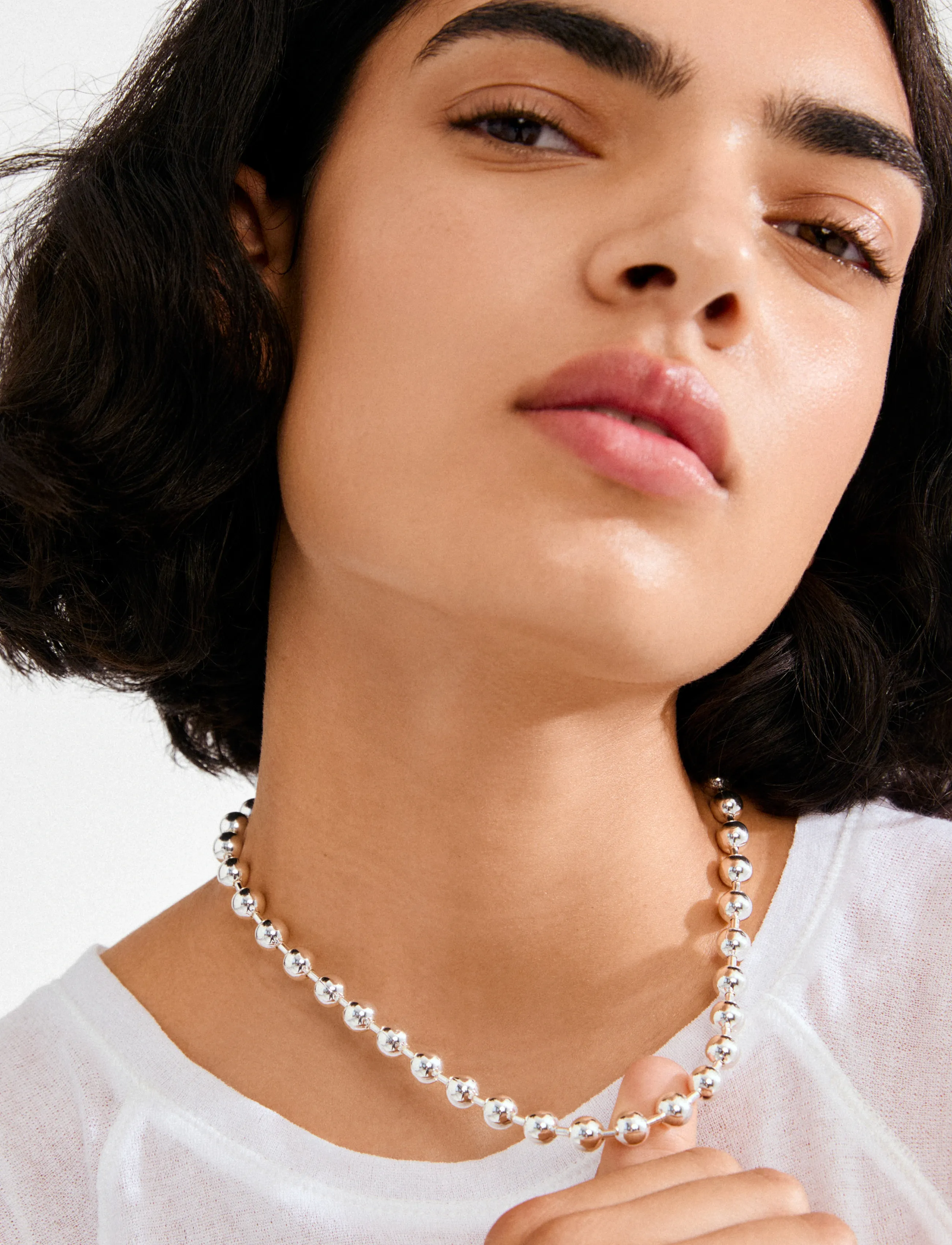 Pilgrim - AIR necklace silver-plated - kedjehalsband - silver plated - 3