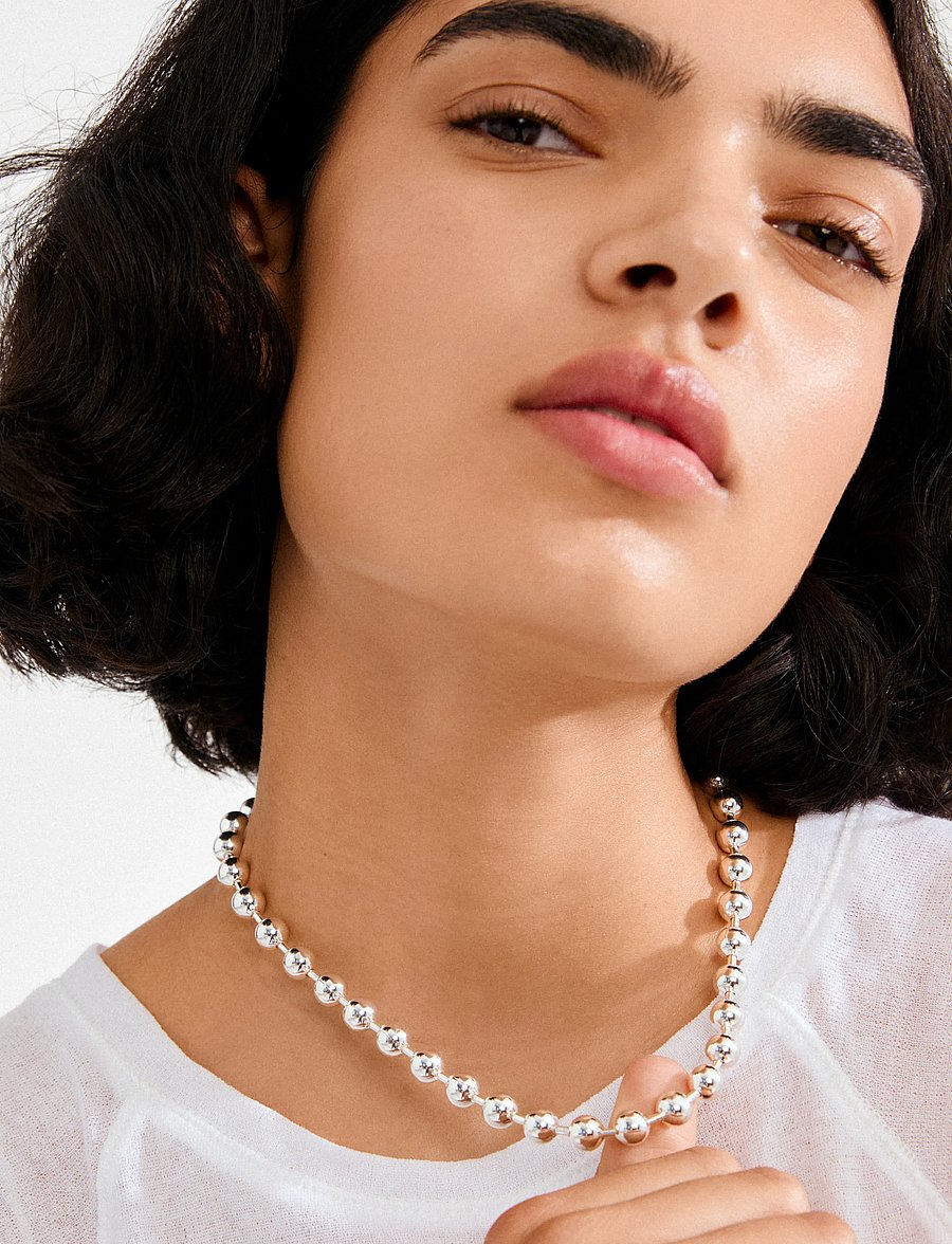 Pilgrim - AIR necklace silver-plated - kedjehalsband - silver plated - 3