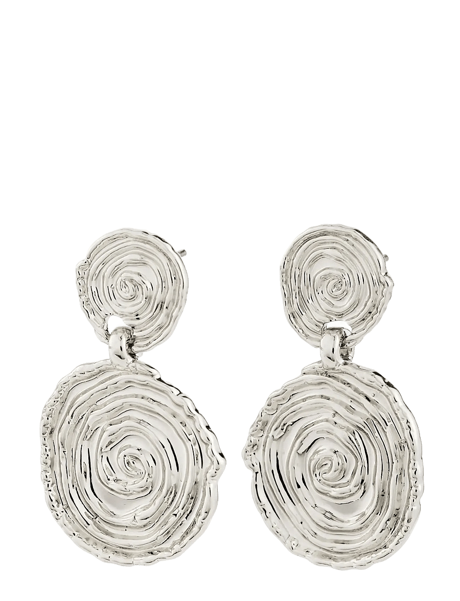 Pilgrim - AIR earrings silver-plated - hengende øredobber - silver plated - 1