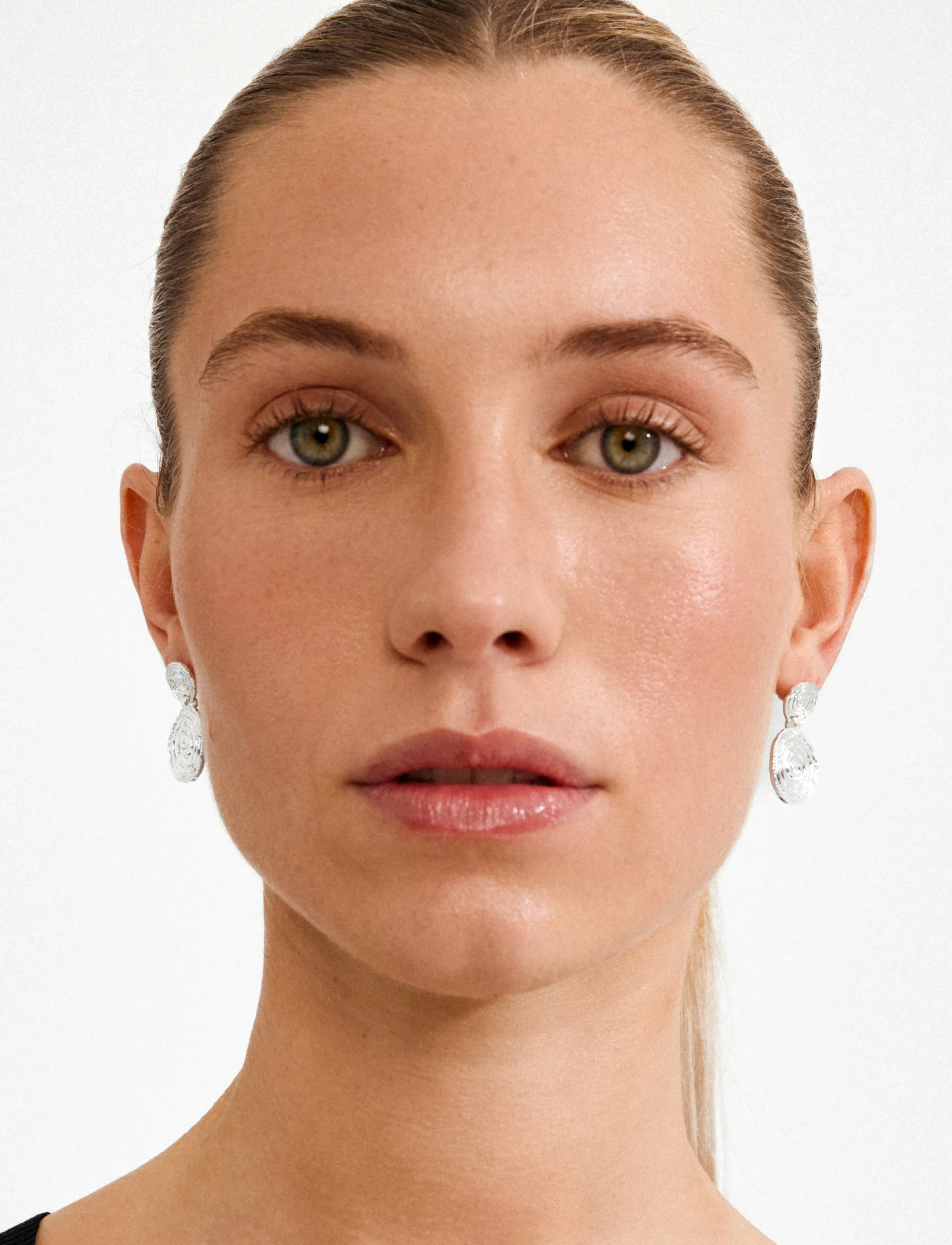 Pilgrim Air Earrings Silver-Plated, One Size, Silver, Earrings > Statement Earrings, Dame