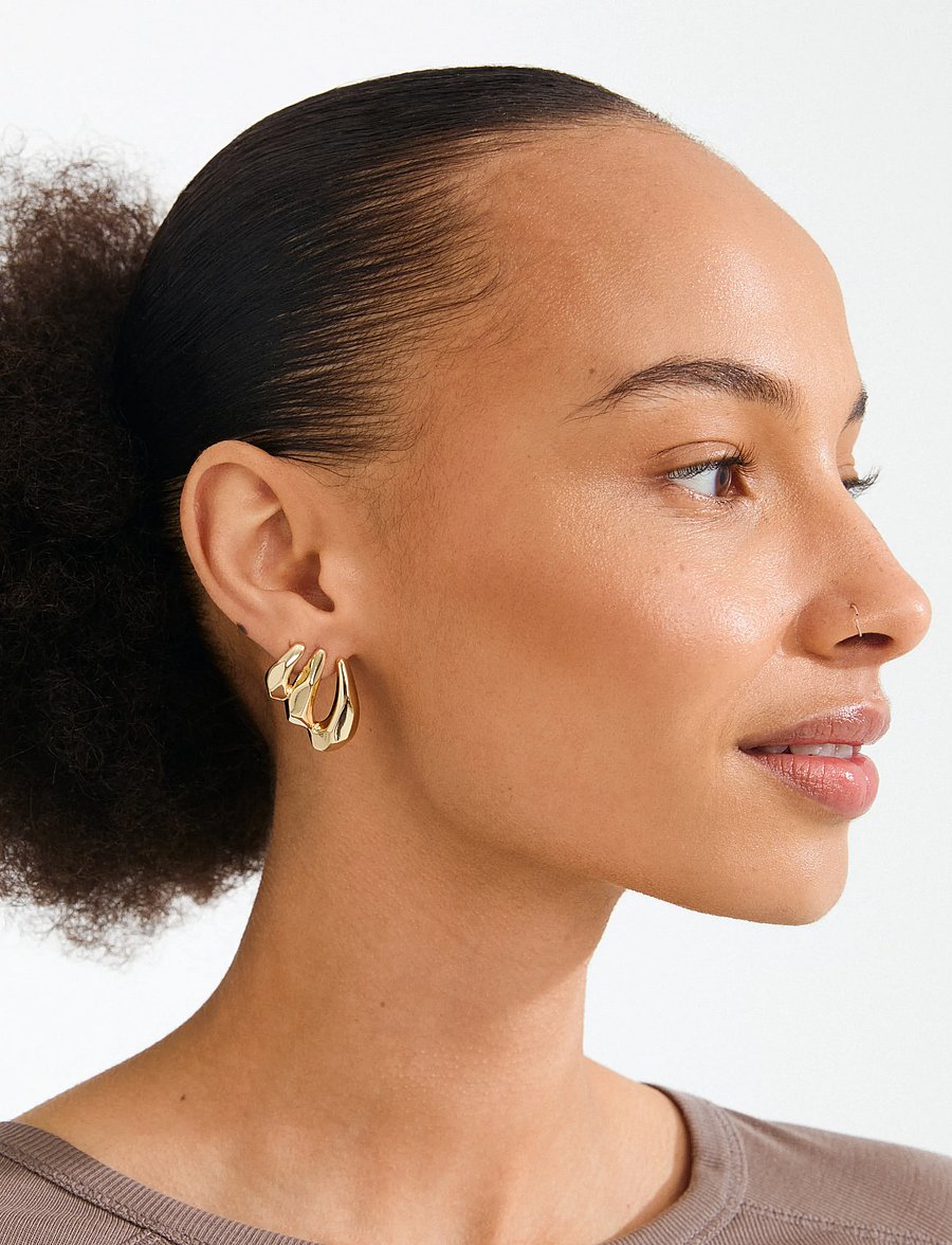 Pilgrim - PRESENCE earrings gold-plated - gold plated - 2