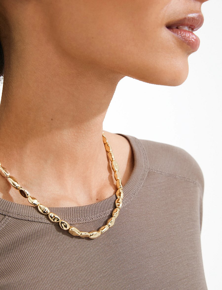 Pilgrim - PRESENCE necklace gold-plated - statement-ketten - gold plated - 3