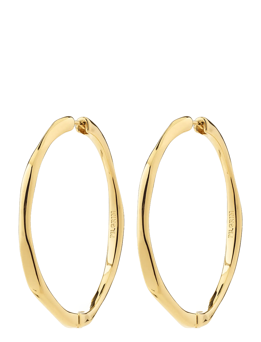Pilgrim - PRESENCE hoop earrings gold-plated - kreolen - gold plated - 1