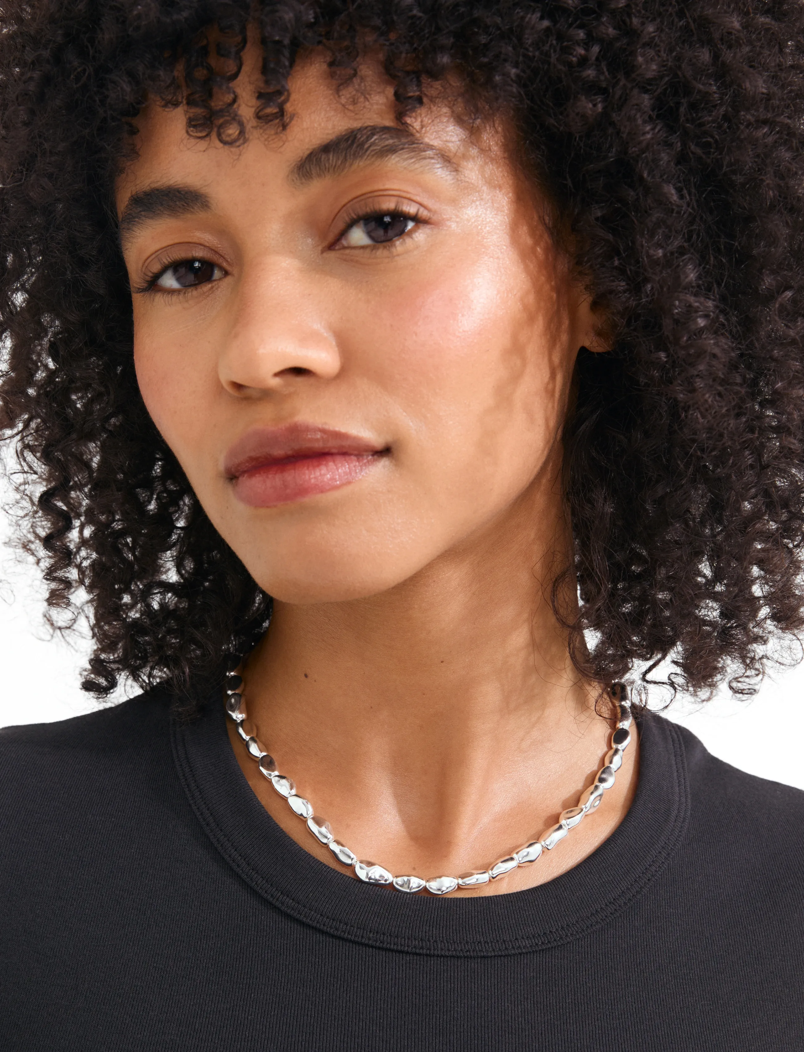 Pilgrim Presence Necklace Silver-Plated, One Size, Silver, Halskæder > Kædehalskæder, Dame