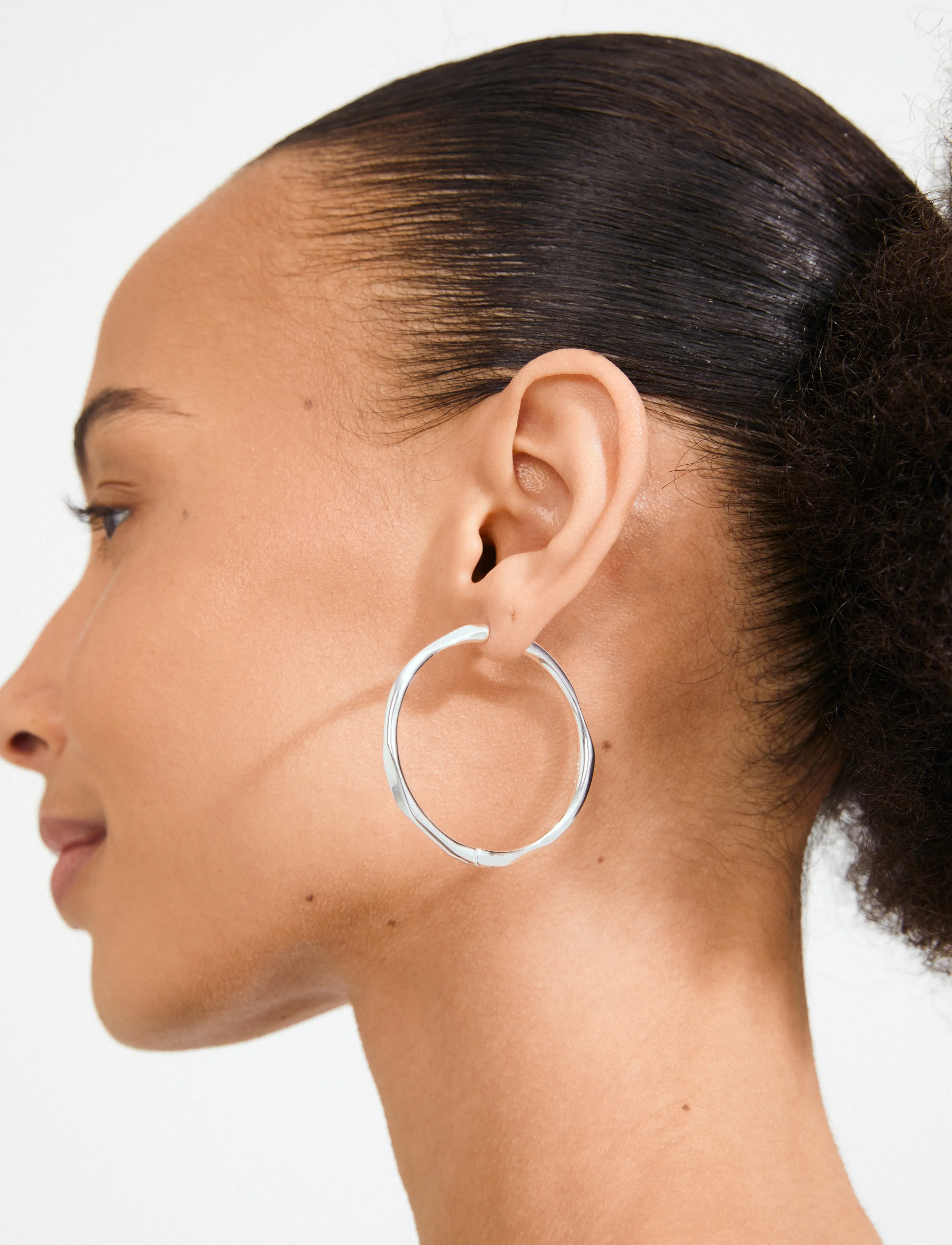 Pilgrim - PRESENCE hoop earrings silver-plated - hoops - silver plated - 2