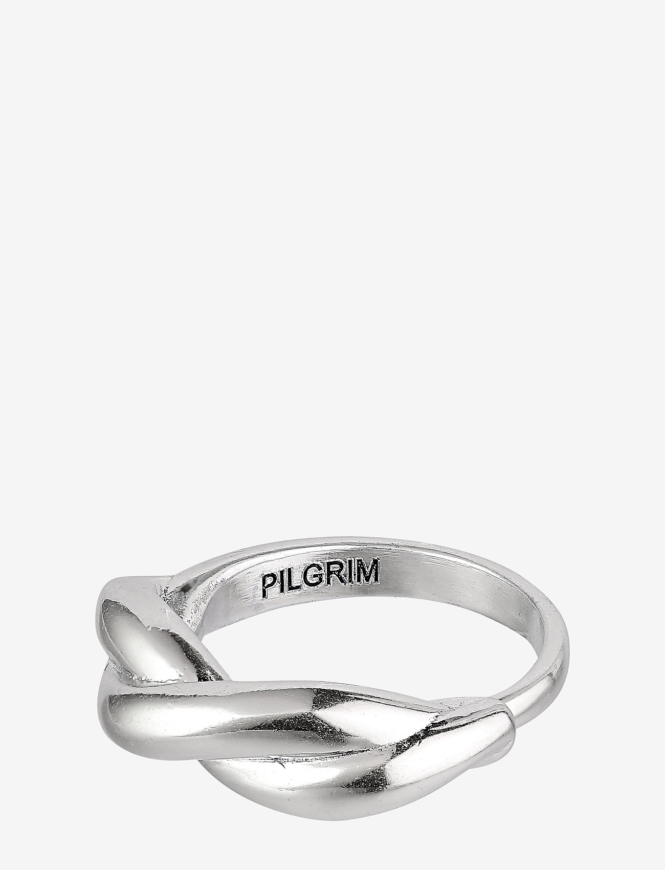Pilgrim - SKULD recycled twirl ring - peoriided outlet-hindadega - silver plated - 0