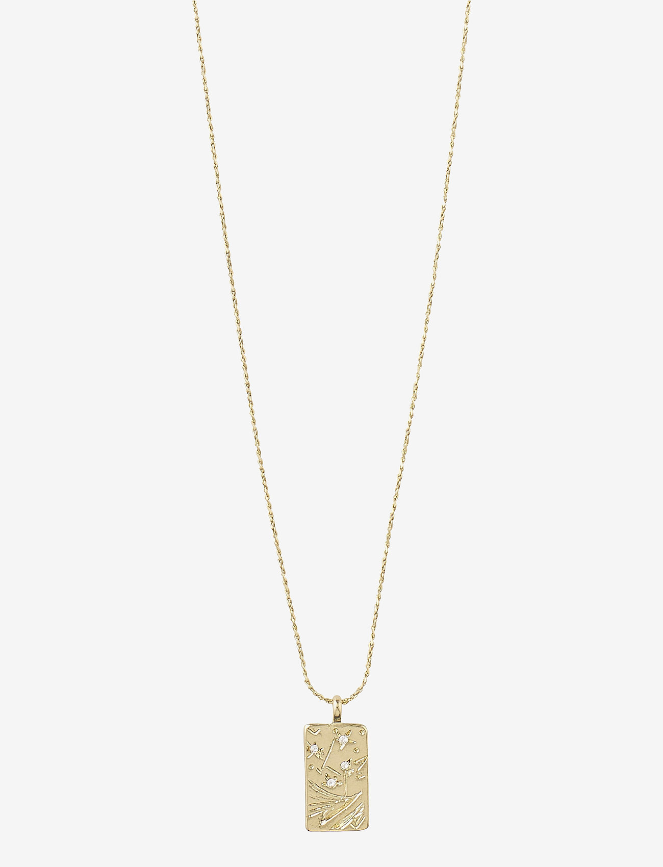 Pilgrim - Necklace : Gracefulness : Gold Plated : Crystal - gold plated - 0