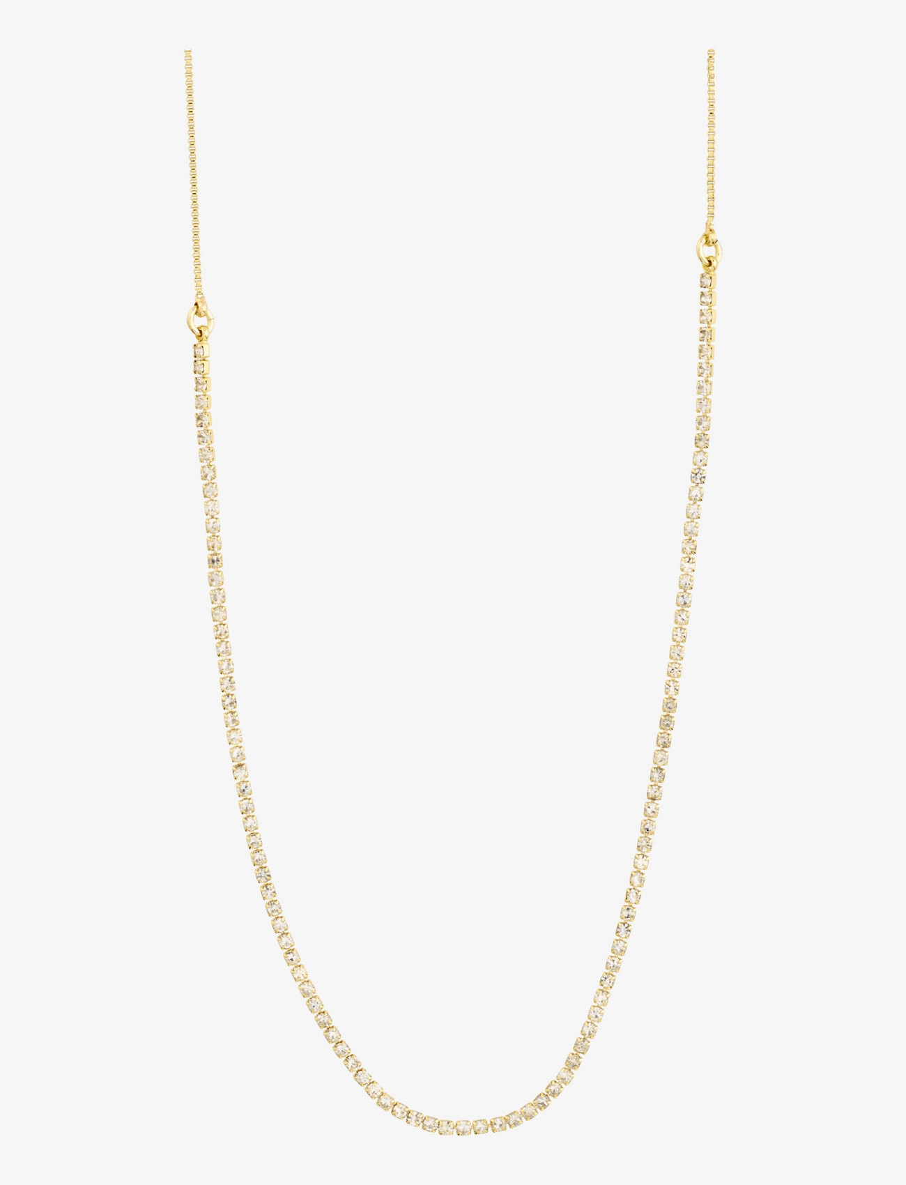 Pilgrim - FRIENDS crystal chain necklace gold-plated - gold plated - 0