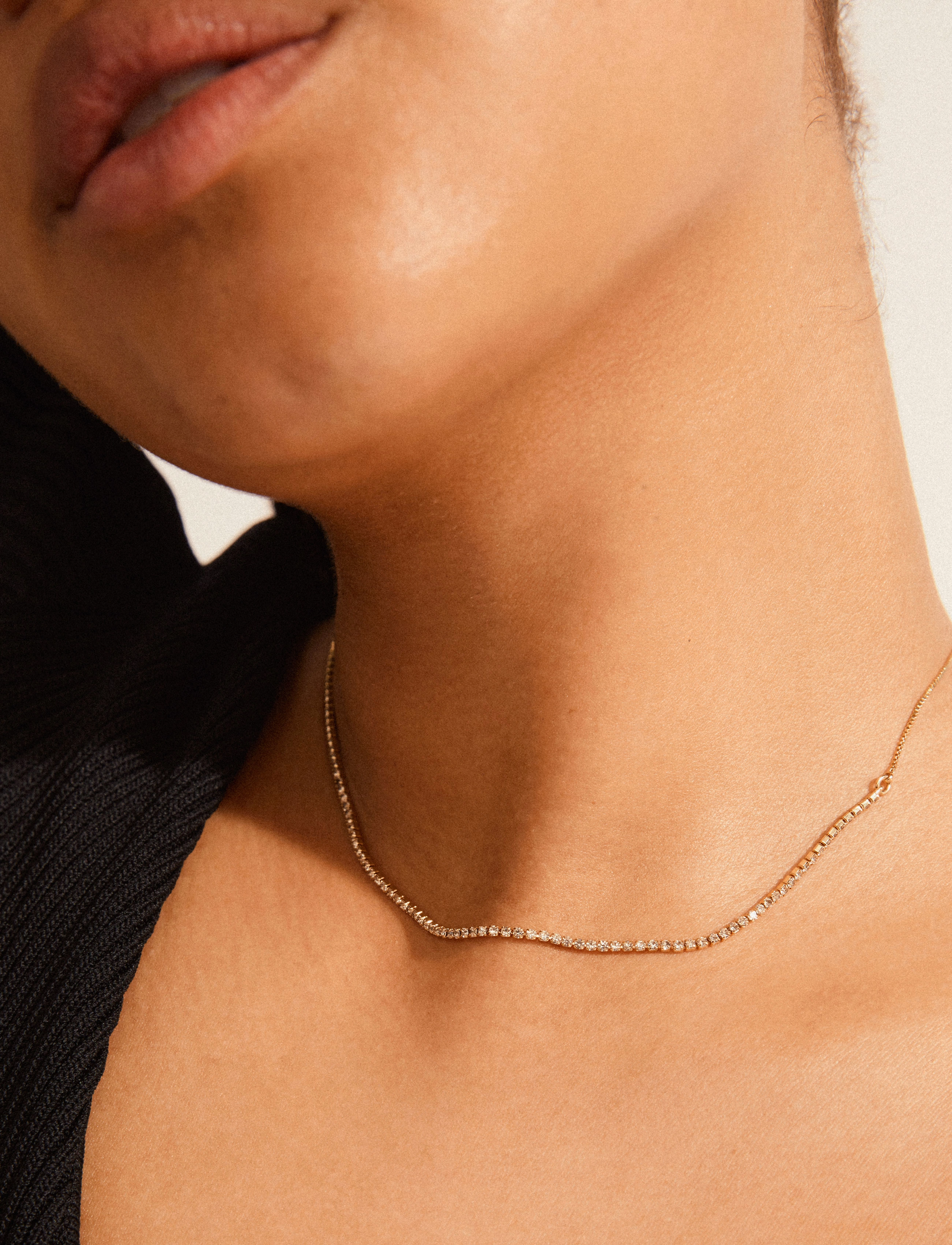 Pilgrim - FRIENDS crystal chain necklace gold-plated - gold plated - 4