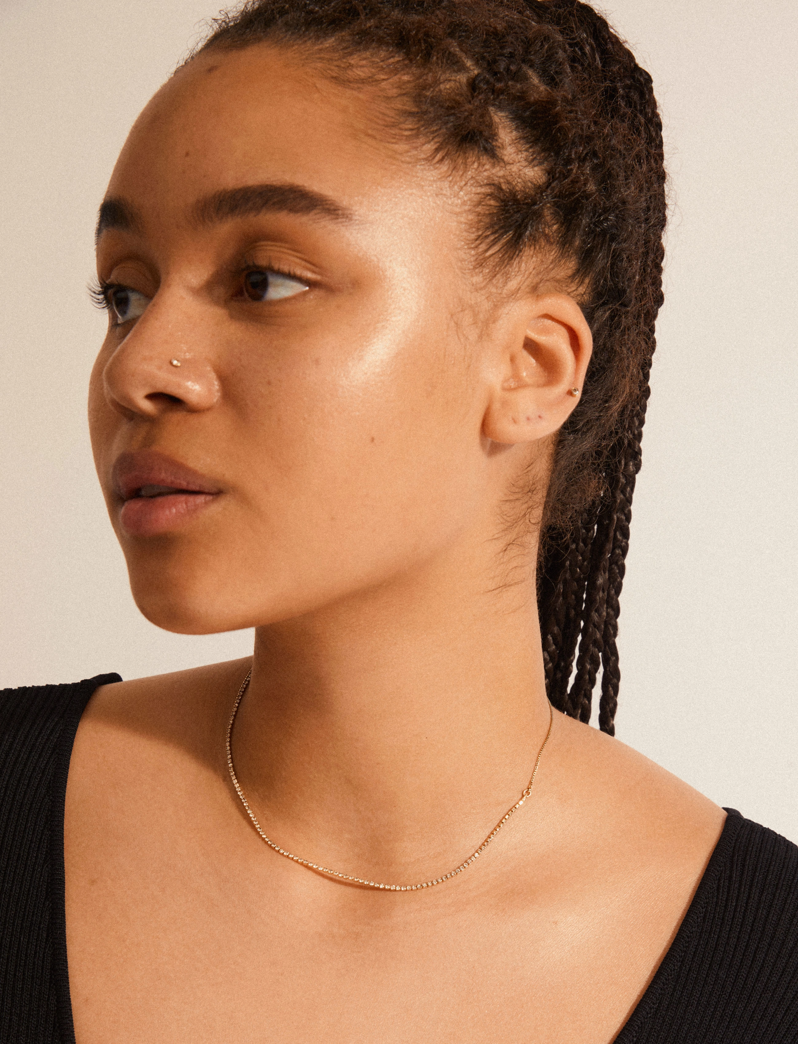 Pilgrim - FRIENDS crystal chain necklace gold-plated - gold plated - 5