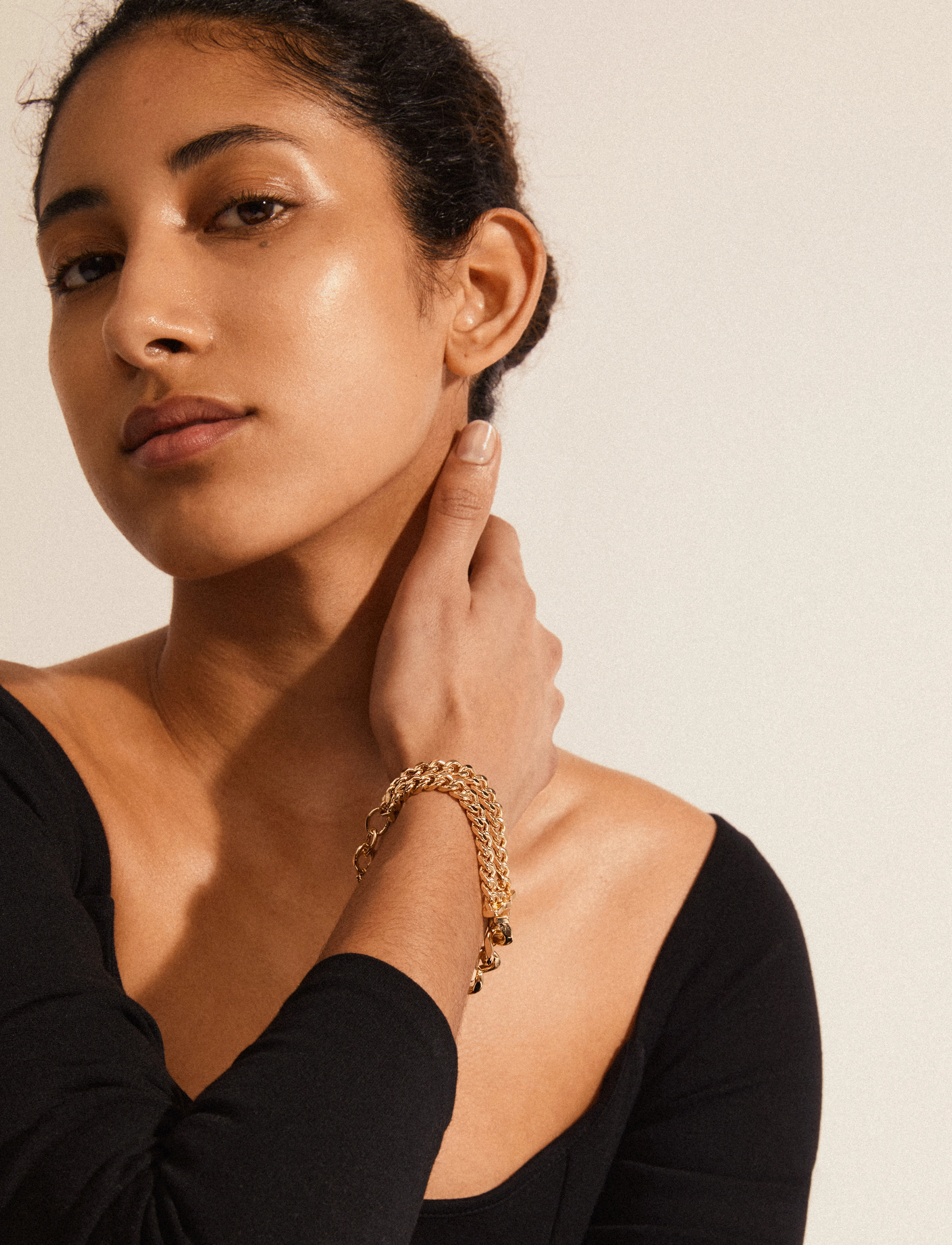 Pilgrim - FRIENDS chunky chain bracelet - gold plated - 3