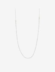 FRIENDS crystal chain necklace - SILVER PLATED