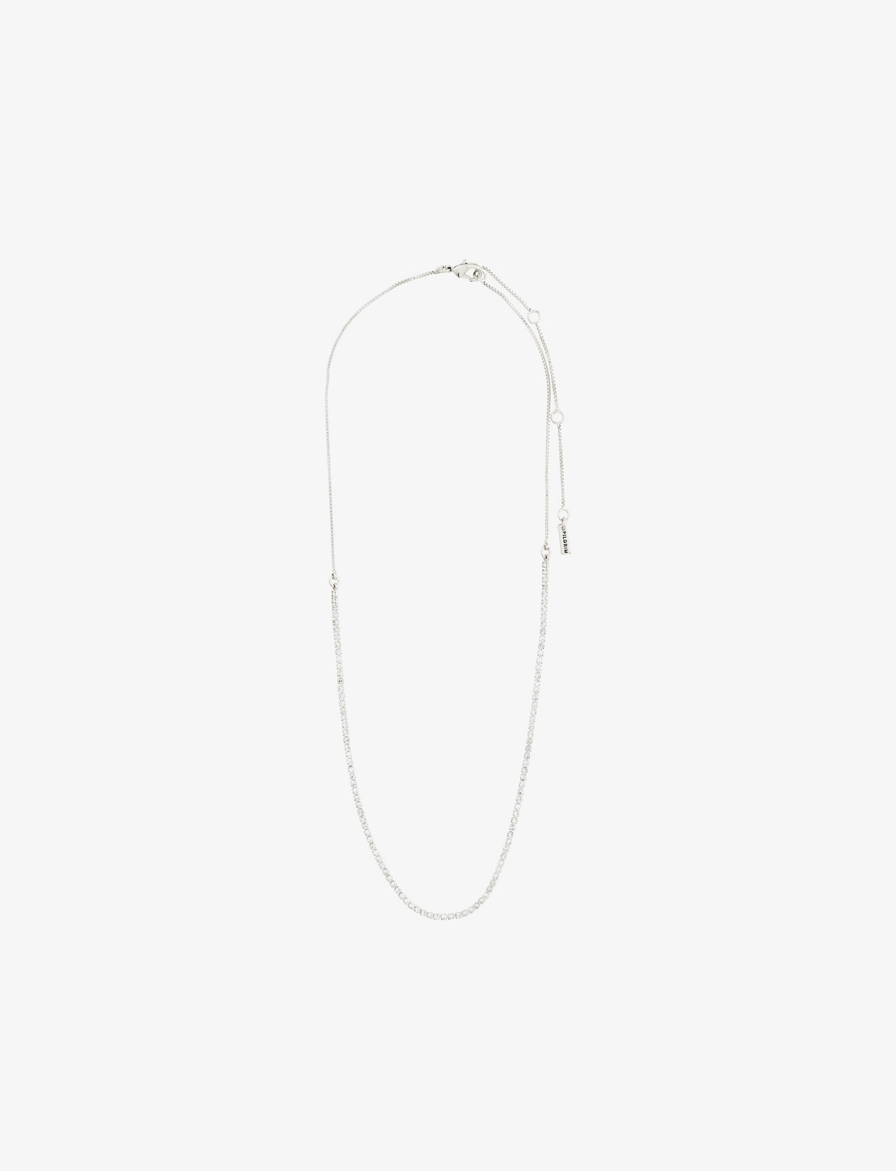 Pilgrim - FRIENDS crystal chain necklace - silver plated - 2