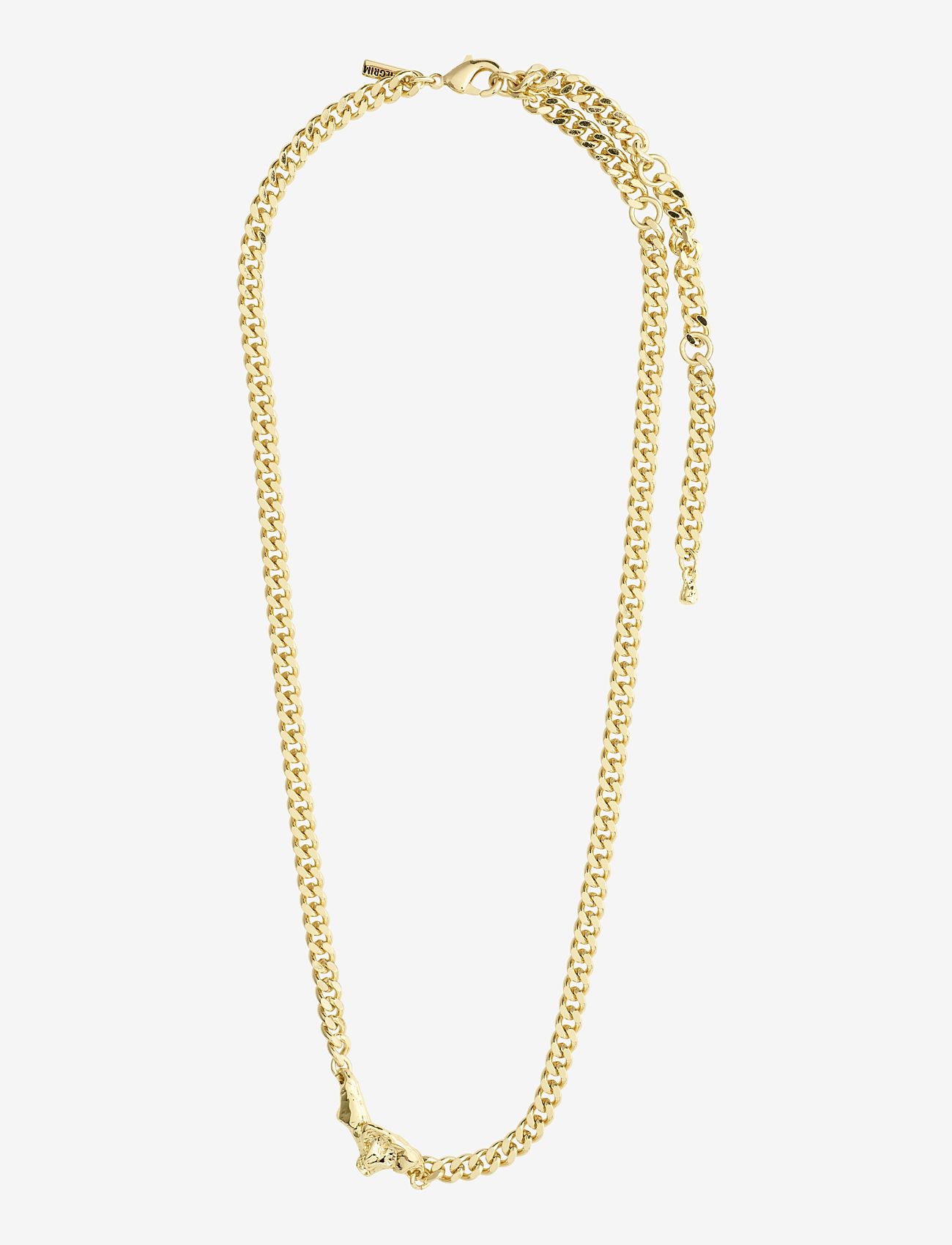 Pilgrim - BREATHE recycled curb chain necklace gold-plated - gold plated - 1