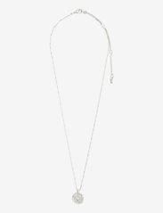 Pilgrim - BREATHE recycled crystal coin necklace - festmode zu outlet-preisen - silver plated - 1