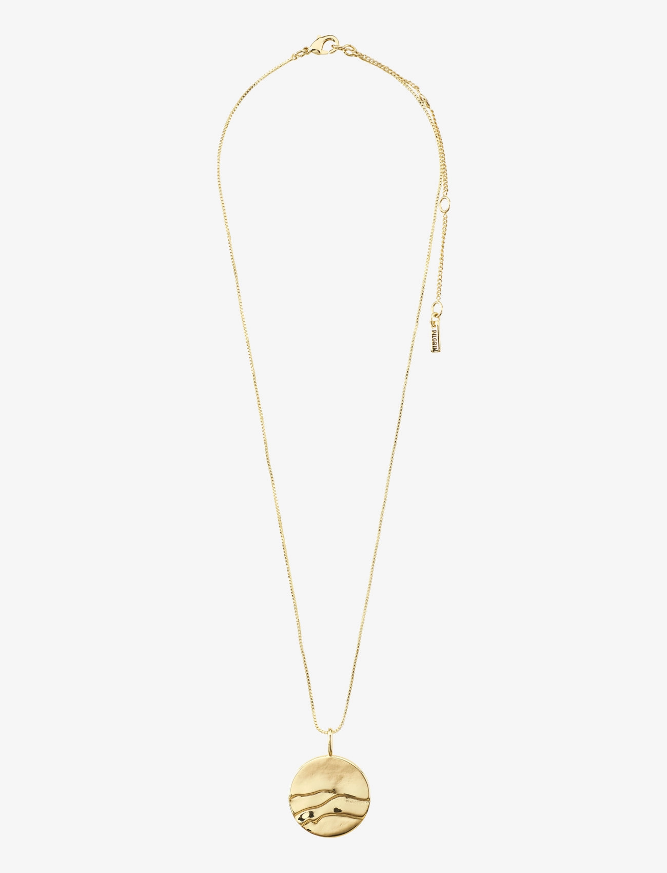 Pilgrim - HEAT recycled coin necklace - gold plated - 1