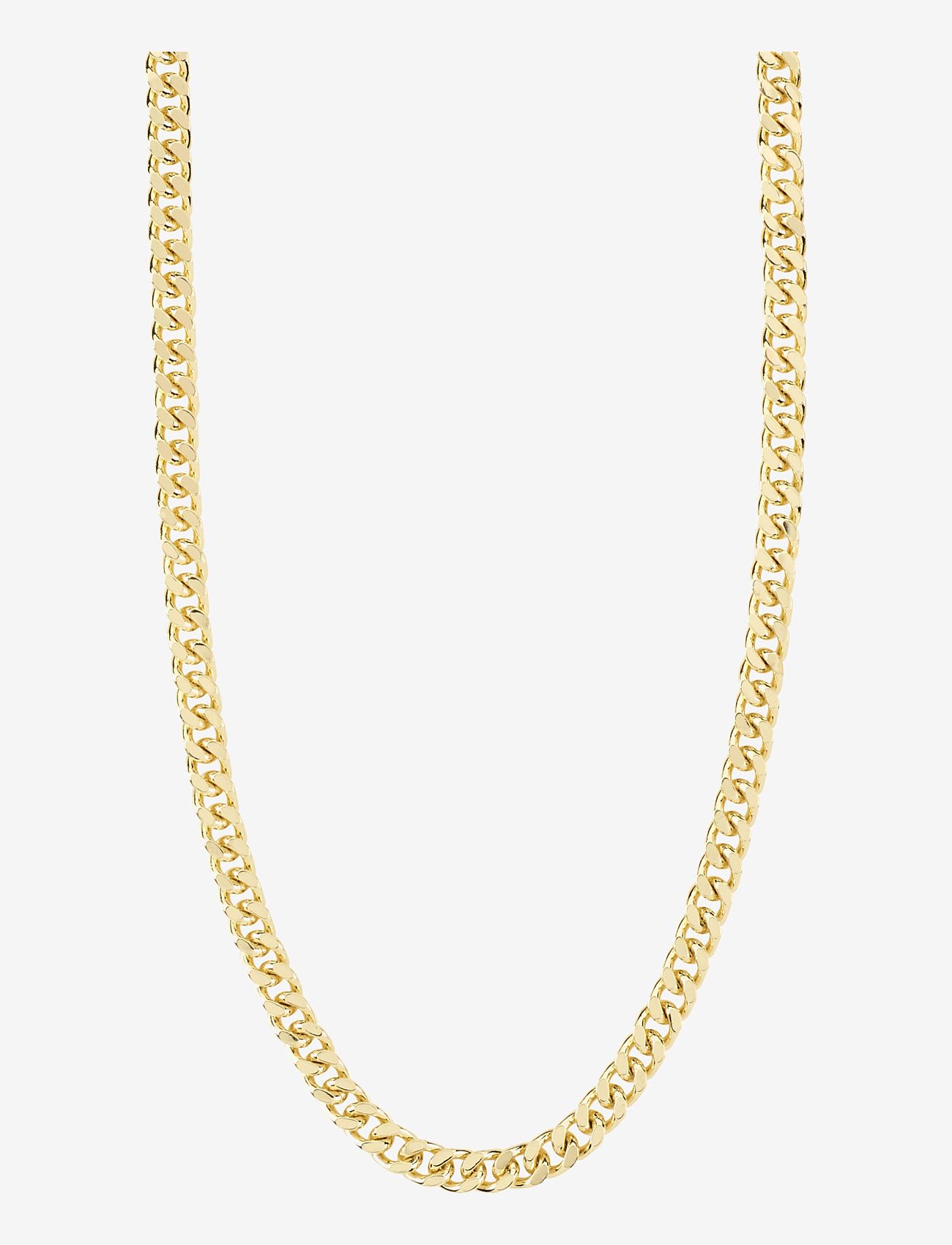 Pilgrim - HEAT recycled chain necklace gold-plated - perlekjeder - gold plated - 0