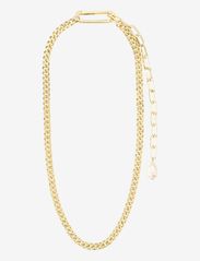 Pilgrim - HEAT recycled chain necklace gold-plated - pērļu kaklarotas - gold plated - 1