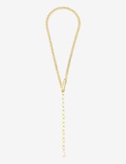 Pilgrim - HEAT recycled chain necklace gold-plated - pärlhalsband - gold plated - 2