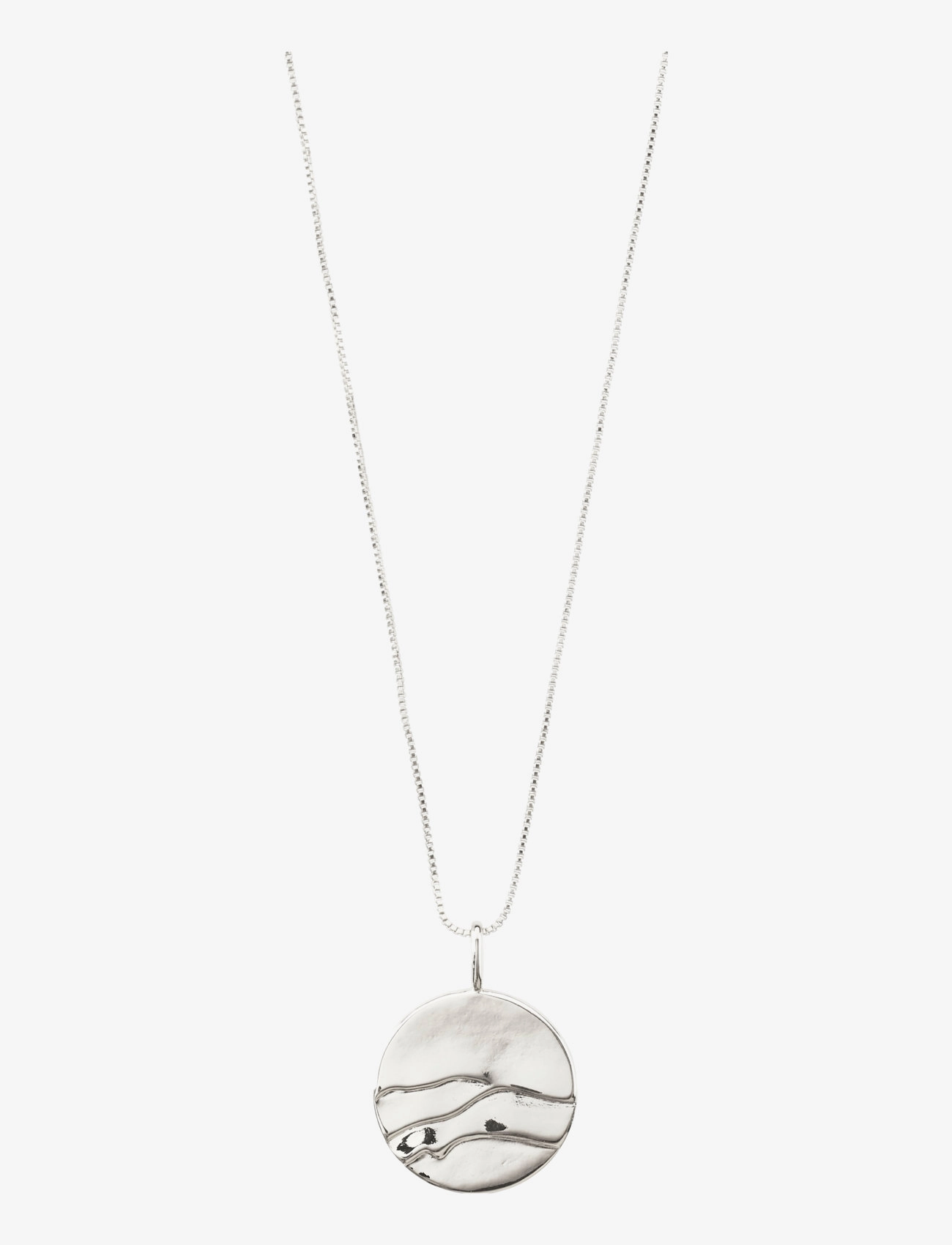 Pilgrim - HEAT recycled coin necklace - silver plated - 0