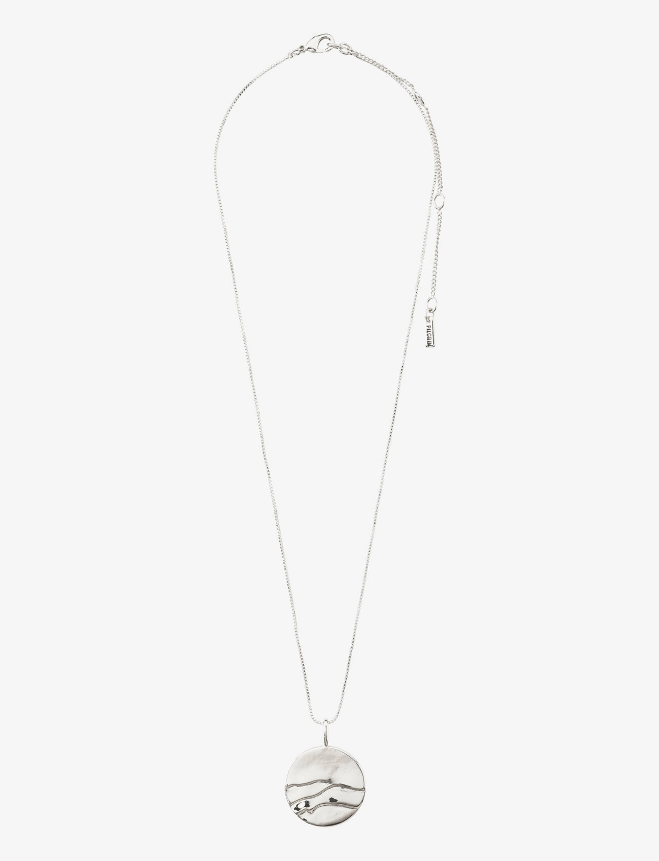Pilgrim - HEAT recycled coin necklace - silver plated - 1
