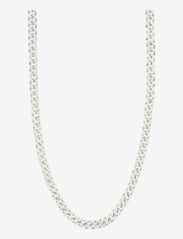 HEAT recycled chain necklace silver-plated - SILVER PLATED