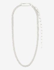 Pilgrim - HEAT recycled chain necklace silver-plated - pärlhalsband - silver plated - 1