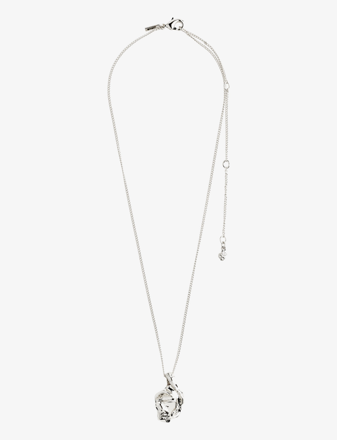 Pilgrim - FLOW recycled pendant necklace - silver plated - 2