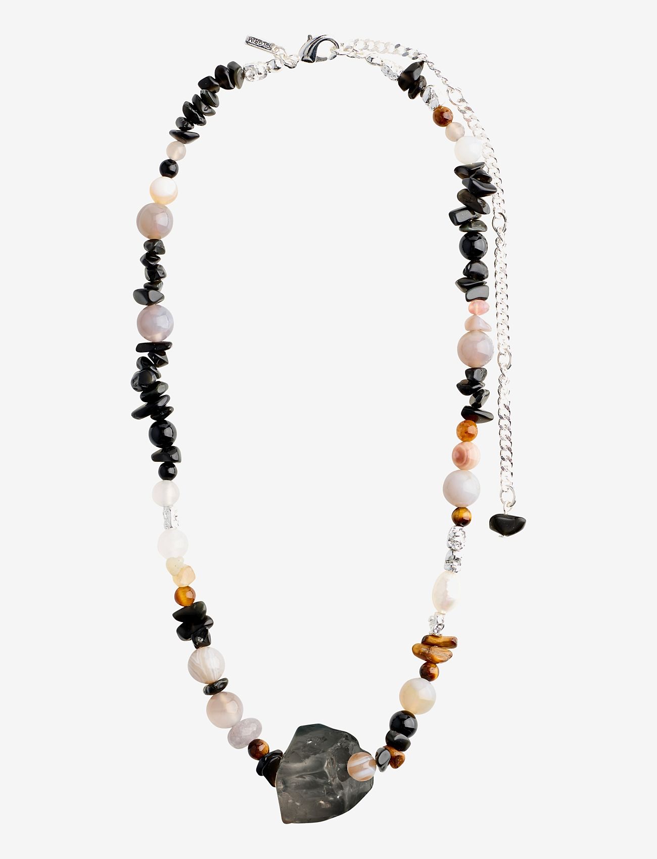 Pilgrim - FLOW necklace silver-plated - perlų vėriniai - silver plated - 1