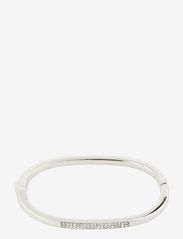 Pilgrim - STAR recycled crystal bangle - festmode zu outlet-preisen - silver plated - 0