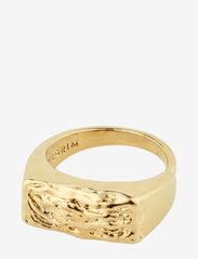 Pilgrim - STAR recycled ring - party wear at outlet prices - gold plated - 0