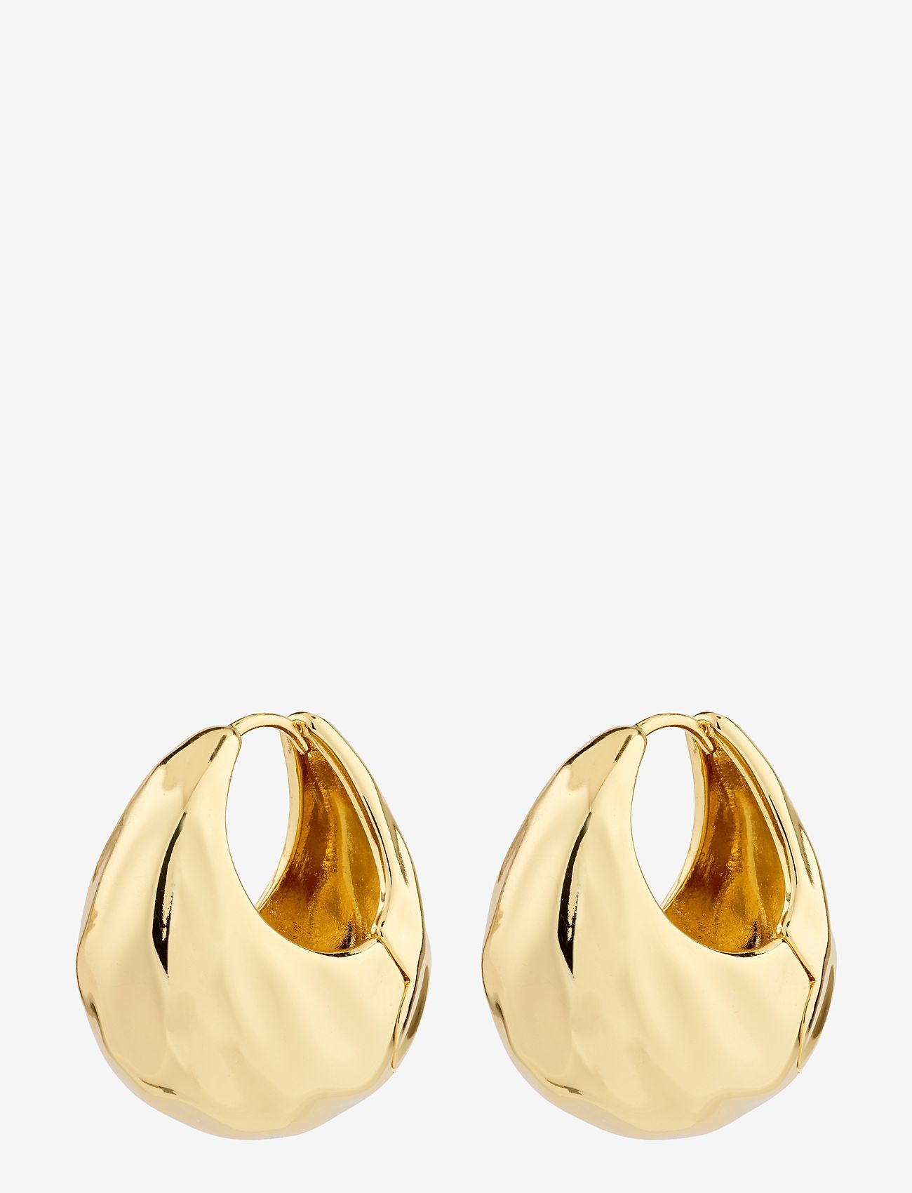Chunky hoop earrings