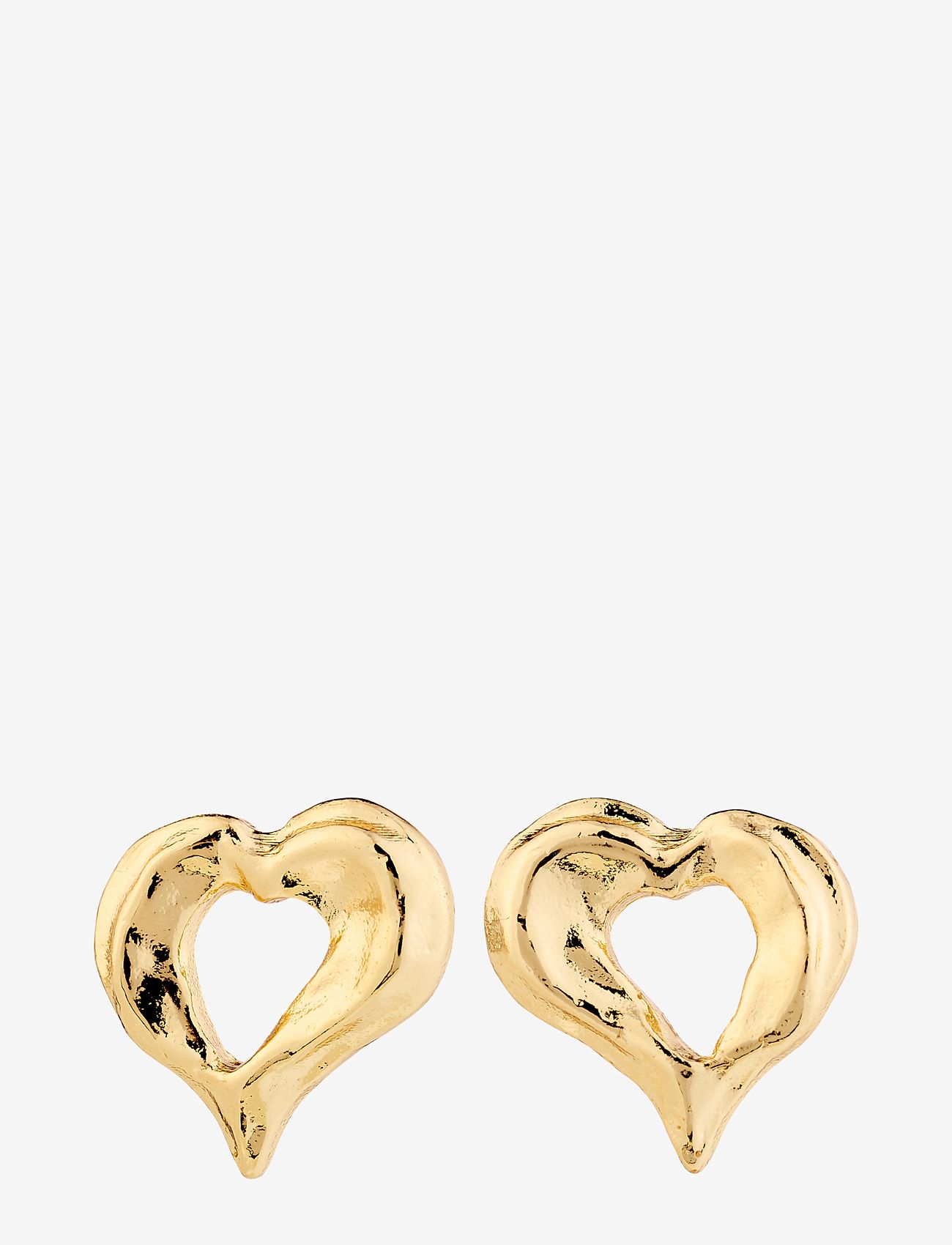 Pilgrim - TIDE heart earrings gold-plated - goujons - gold plated - 1