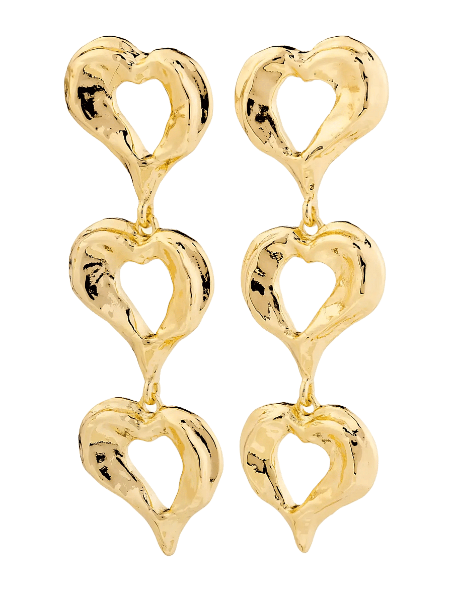 Pilgrim - TIDE earrings gold-plated - gold plated - 1