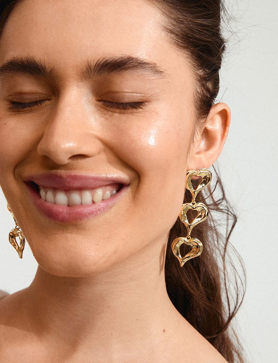 Pilgrim - TIDE earrings gold-plated - gold plated - 2