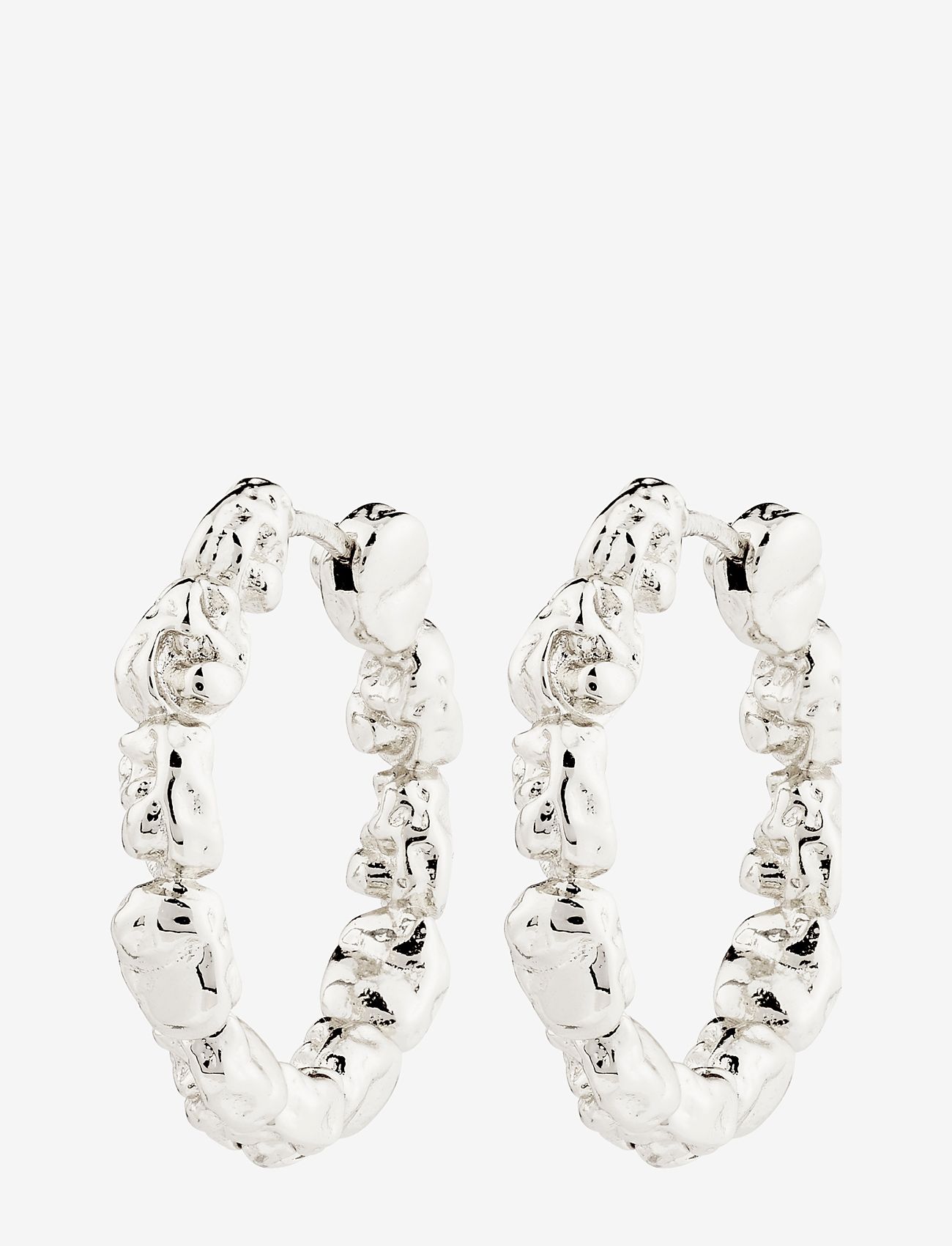 Pilgrim - TIDE hoop earrings silver-plated - kreolen - silver plated - 1