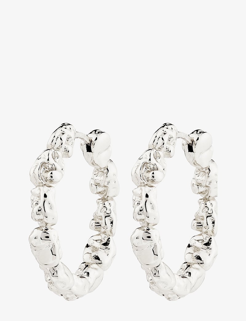 Pilgrim - TIDE hoop earrings silver-plated - kreolen - silver plated - 1