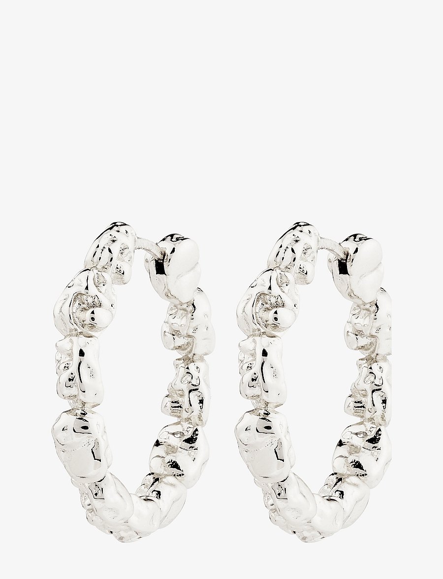 Pilgrim - TIDE hoop earrings silver-plated - silver plated - 1