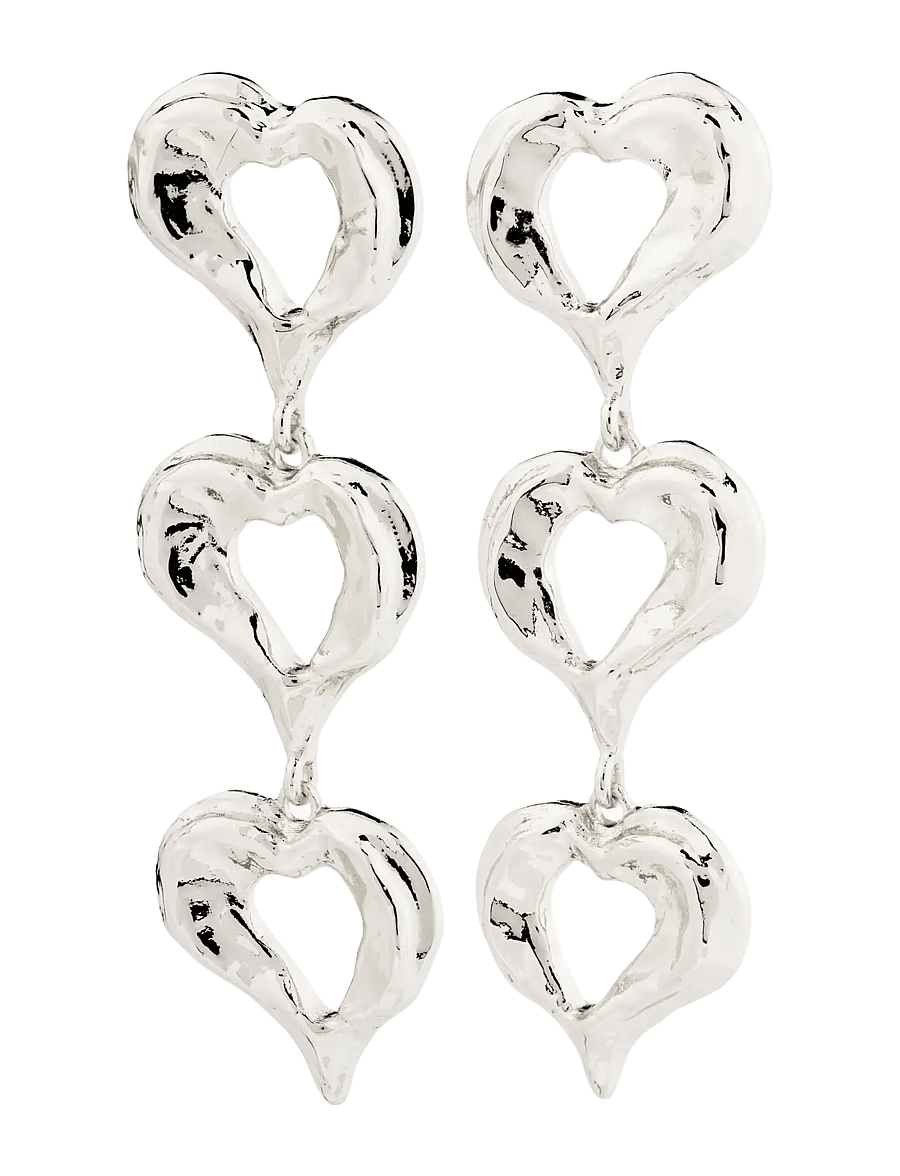Pilgrim - TIDE earrings silver-plated - silver plated - 1