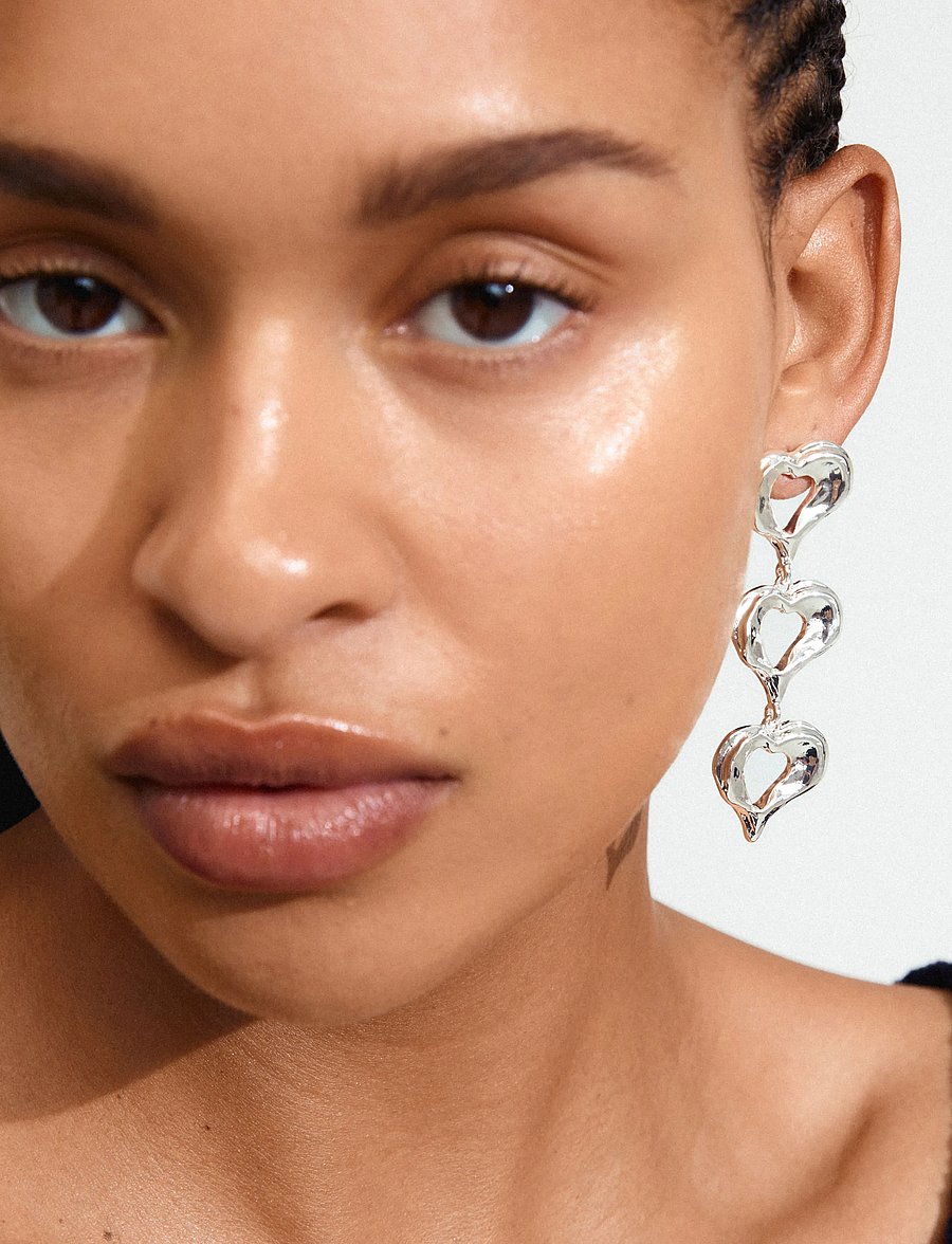 Pilgrim - TIDE earrings silver-plated - silver plated - 3