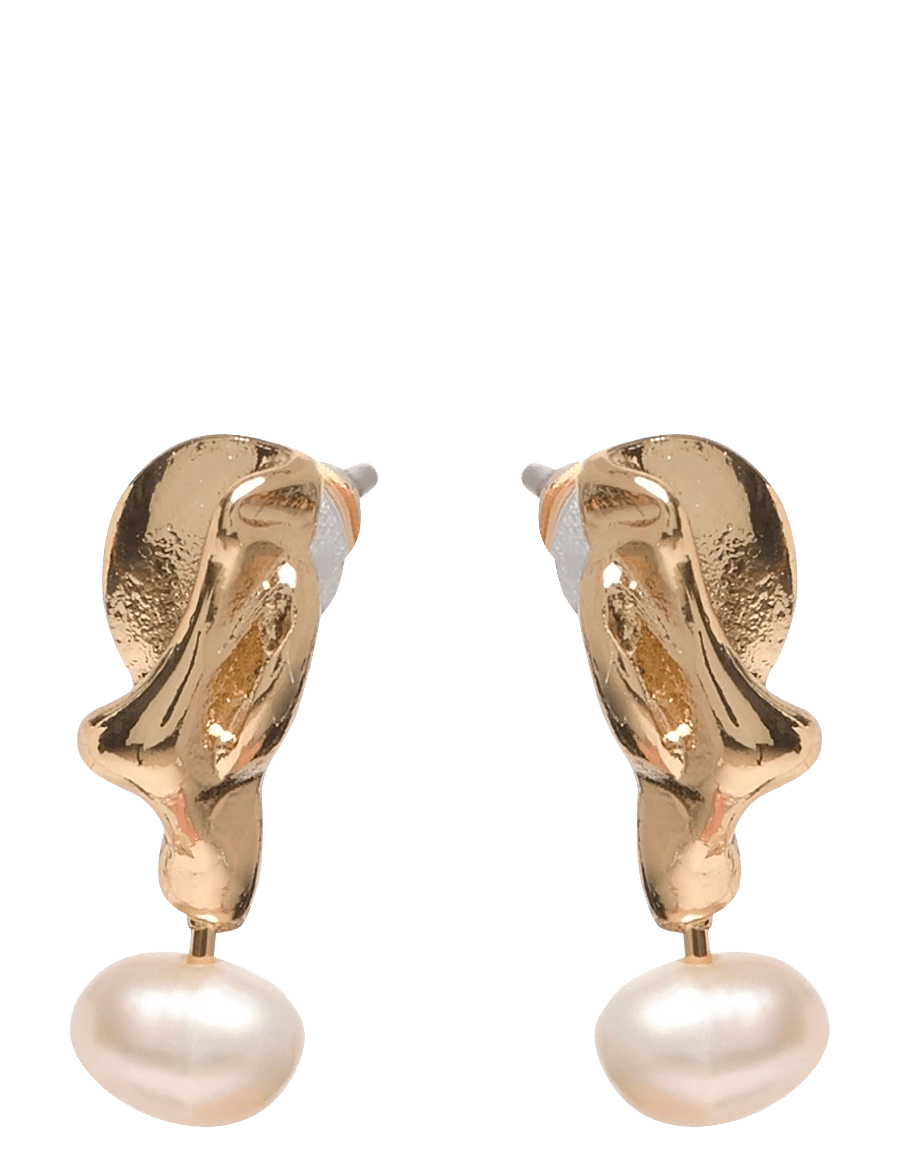 Pilgrim - STARLIGHT pearl earrings gold-plated - helmikorvakorut - gold plated - 0