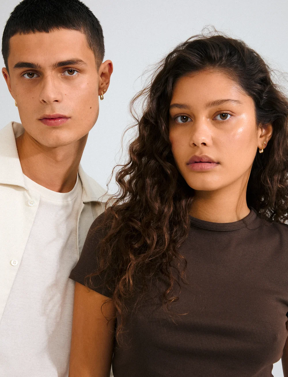 Pilgrim - INSTANT earrings 2-in-1 set, gold-plated - naastkõrvarõngad - gold plated - 0