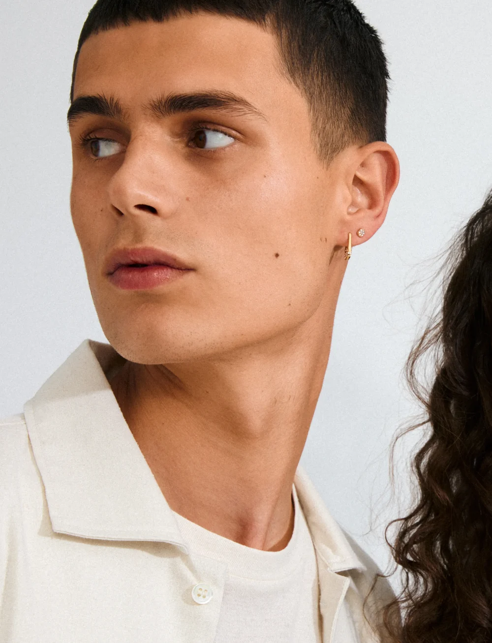 Pilgrim - INSTANT earrings 2-in-1 set, gold-plated - naastkõrvarõngad - gold plated - 2