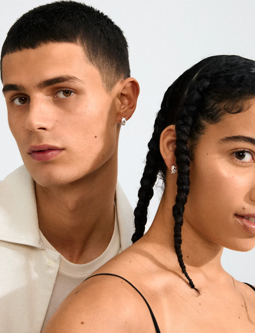 Pilgrim - INSTANT earrings silver-plated - hoops - silver plated - 0