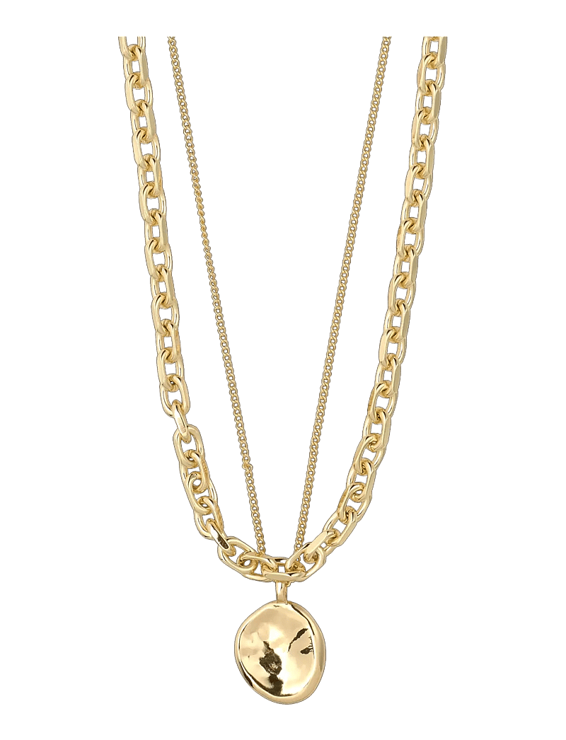 Pilgrim - SPARKLE necklace 2-in-1 set, gold-plated - halskæder med vedhæng - gold plated - 1