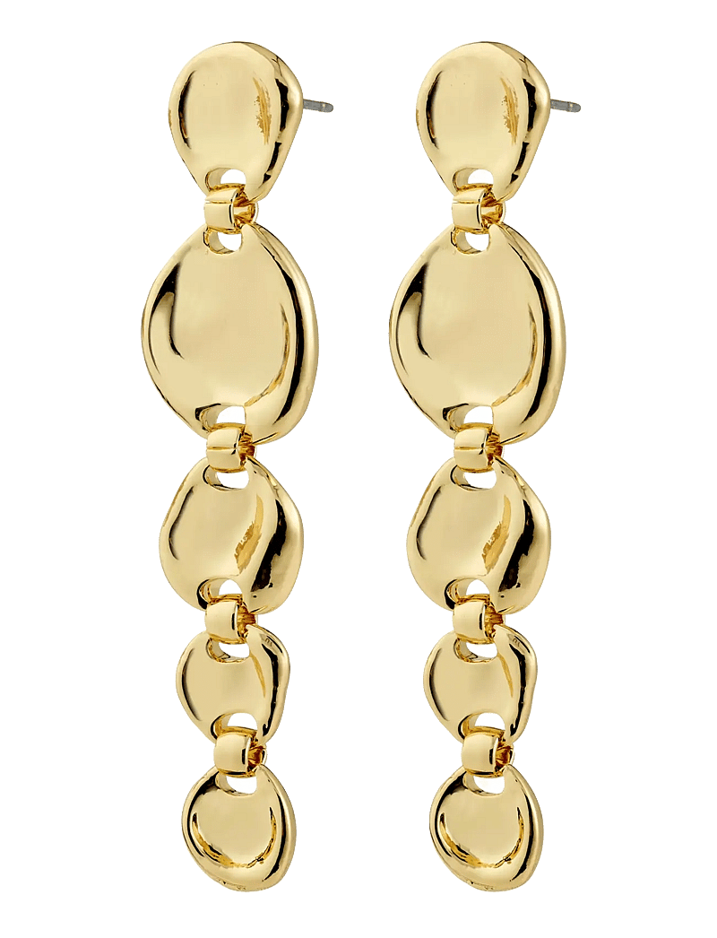 Pilgrim - SPARKLE earrings gold-plated - oorhangers - gold plated - 1